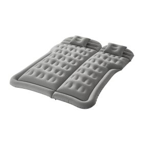 Car Air Mattress, Inflatable Car Camping Mattress, Flocking Thickened Travel Beds, Comfortable and Durable Portable Sleeping Pad with Air Pump, Nozzle