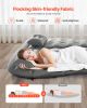 Car Air Mattress, Inflatable Car Camping Mattress, Flocking Thickened Travel Beds, Comfortable and Durable Portable Sleeping Pad with Air Pump, Nozzle