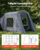Large SUV Tent for 5â€“9 Person, 10.6 x 8 FT All-Season SUV Tailgate Tent with Ventilated Door & Mesh Windows